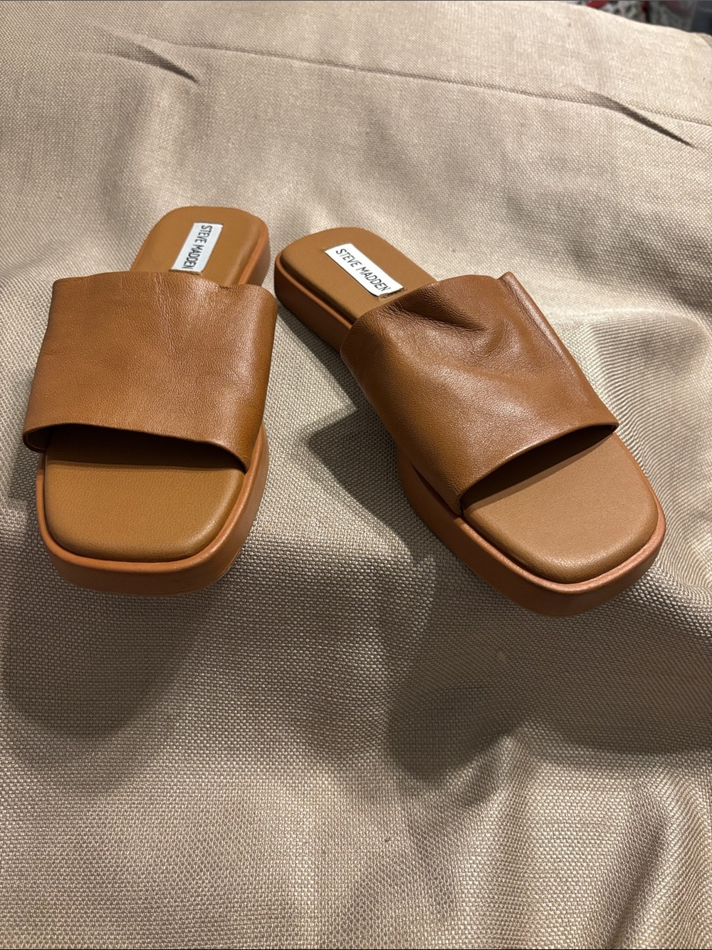 Steve Madden Holmes Leather Sandals